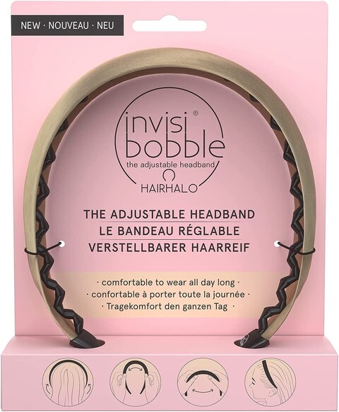Invisibobble Hairhalo The Adjustable Headband - Let&#39;s Get Fizzycal - Hairbands Made For Everyone - Individually Adapted To The Shape Of The Head And Worn All Day With No Pain Or Pressure