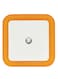 Generic 4-Led Smart Light Sensor Lamp - UKPlug Orange 0.4Watts