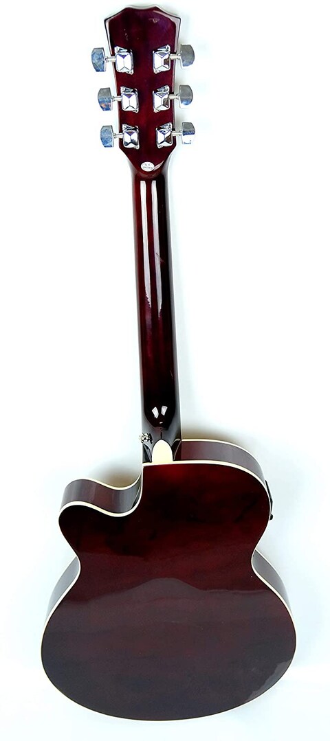Mike Music 40inch Acoustic EQ slim Guitar with bag and strap (40EQ slim, sunburst glossy)