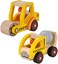 Kids Toyland Wooden Push Car Toys For Infants 12-18 Months, 2 Pcs Baby Vehicle Hand 1 Year Old Boys Girls