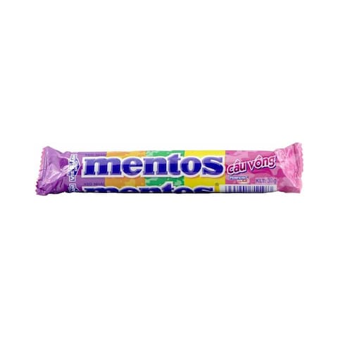 Mentos Rainbow Candy with Fruit Flavour - 30 gram