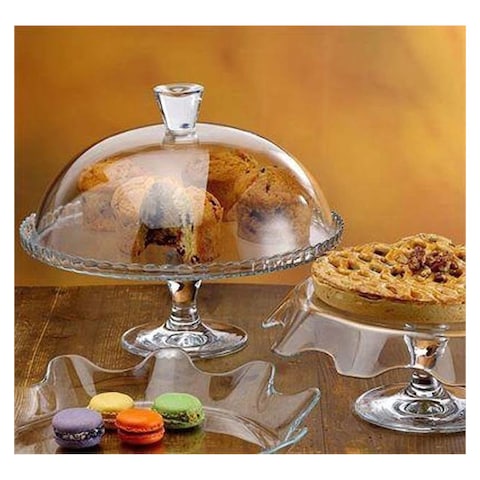 Pasabahce Glass Patisserie Service Plate - 32 Cm