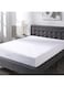 Waterproof Mattress Protector Cotton Blend White 100X200X30centimeter