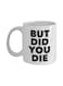 muGGyz Printed Ceramic Coffee Mug White