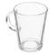 Pasabahce Tea Glass And Saucer Tribeca 4 Pieces Clear