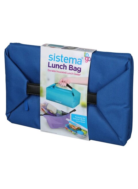 Sistema Durable Insulated Lunch Bag Blue