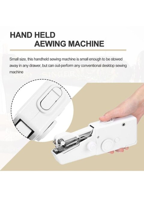 Generic Handheld Sewing Machine White