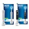 Oral-B Vitality 100 Electric Toothbrush Dental Care Set D100, White and Black, 2 PCS