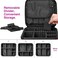 Generic Portable Travel Makeup Bag Makeup Case Organizer With Large Capacity And Adjustable Dividers