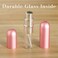 1-Piece Portable Mini Refillable Perfume Empty Spray Bottle Pink