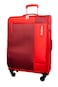 American Tourister Marina Spinner Soft Medium Luggage 70CM TSA RED