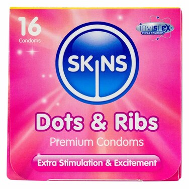 Skins Dots &amp; Ribs Condoms 16S