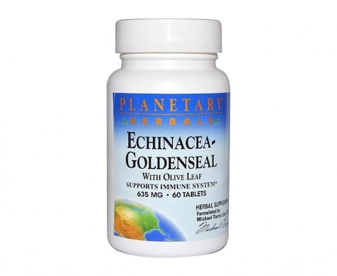 PLANETARY HERBALS Echinacea Goldenseal 635Mg 60Tabs