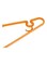 Royalford 6-Piece Hanger Set Yellow 45Cm