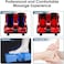 ULTIMAX Electric Leg &amp; Foot Massager Electric Foot Calf Leg Massager Shiatsu Kneading Rolling-RED