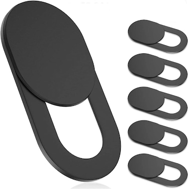 Sky-Touch Webcam Case, Ultra Thin, Laptop, PC, Computer, Apple Macbook, iPad, Cell Phone, 0.22 Inch Thick Net Block To Protect Your Privacy And Security Black