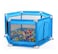 MyFunPlay Portable Playpen مع 30 كرة مجانية - أزرق