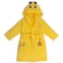 Milk&amp;Moo Buzzy Bee Toddler Robe, Kids Robe, 100% Cotton Kids Bathrobe, Ultra Soft and Absorbent Hooded Bathrobe for Girls and Boys, Yellow Color, Suitable for 2-4 Years
