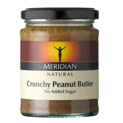 Buy Meridian Natural Crunchy Peanut Butter 280g in UAE