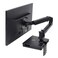 HP Hot Desk Monitor Stand,  Monitor Arm Adjustable Mount Desk Stand with Clamp (W3Z73AA)