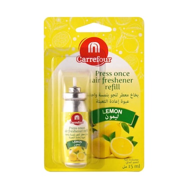 Maf Carrefour Press Once Air Freshener Refill Lemon 15ml