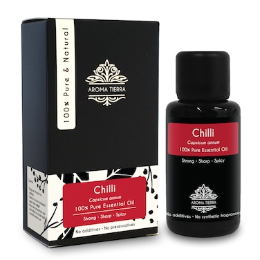 Aroma Tierra - Chilli Essential Oil - Aroma Tierra - 100% Pure &amp; Natural - 30Ml