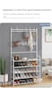 5 tier Simple floor coat shoe integrated household shoe hat bedroom living room hanger hallway