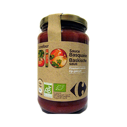 Carrefour Bio Organic Basque Sauce 350GR