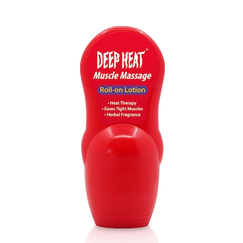 Mentholatum Deep Heat Roll-On Lotion 50ml for hot therapy ointment