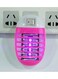 Generic Mini LED Bug Zapper Pink/White