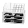 Unique Home Design Bottom Layer Increase Fits Most Conceal Acrylic Makeup Organizer And Cosmetic Make Up Organizer Countertop Storage Box Brush Holder Clear Jewelry Organizer Bathroom Vanity Tray
