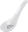 Royalford 14 Cm Melamineware Soup Spoon- Rf11822 Stylish Grey Design, Light-Weight And 100% Food-Grade Suitable For Dining Table, Home And Restaurant For Soup, Stew And Chip-Resistant White And Grey