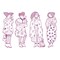 Djeco Rosemary And Friends Les Demoiselles Colouring