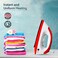AFRA Dry Iron, 1000W, WHITE/RED, Non-Stick Soleplate, Indicator Light, Overheat Protection, Temperature Knob, Smooth Ironing, White/Grey, G-MARK, ESMA, ROHS, And CB Certified, 2 Years Warranty