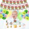 Cocomelon Birthday Party Supplies for Kids, Cocomelon Party Decorations Includes Happy Birthday Banner, Balloon, Cupcake Toppers, Large Cake Topper, Swirl Plastic, Coil, Glue (44 pcs)