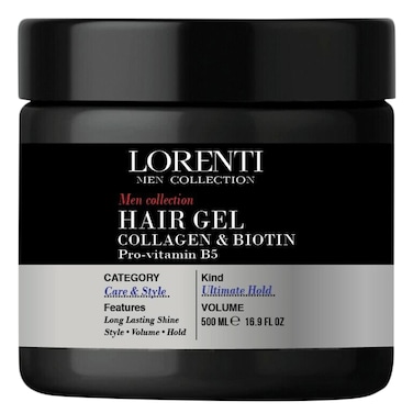 Lorenti Collagen And Biotin Ultimate Hold Hair Gel 500ml