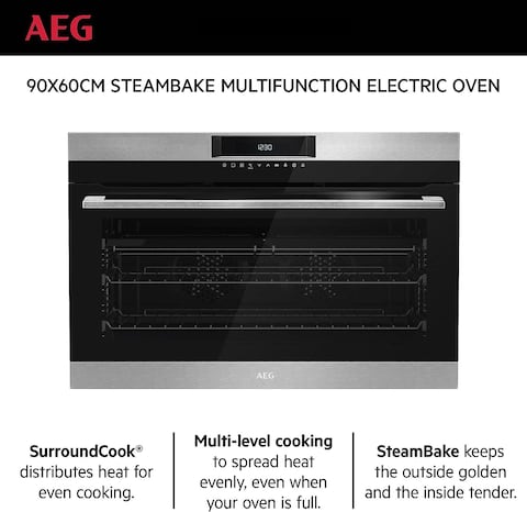 AEG Electrical Eye Level Twin Fan Oven, 125 Liter Capacity