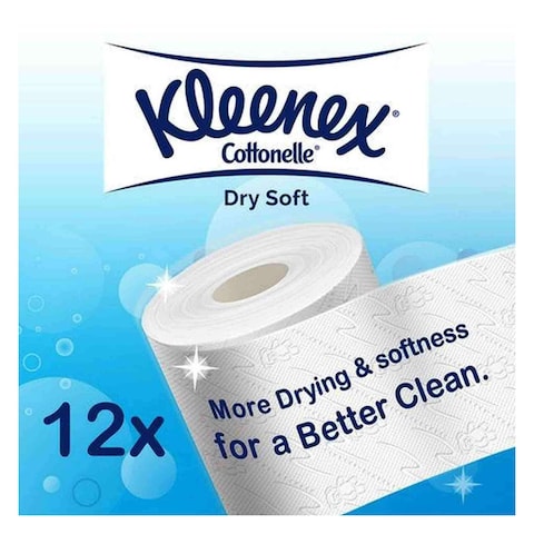 Kleenex White Toilet Tissue 12 Rolls
