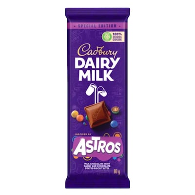 Cadbury Dairy Milk Astros Choc 80G