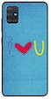 Theodor - Samsung Galaxy A71 Case Cover I Love You Toy Background Flexible Silicone Cover