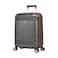 Eminent Hard Case Travel Bag Cabin Luggage Trolley Polycarbonate Lightweight Suitcase 4 Quiet Double Spinner Wheels With Tsa Lock KK10 Gold Grey
