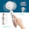 SHOWAY Handheld Shower Head, Handheld Turbocharged Fan Shower Head, Shower Head, High Pressure Water Saving, Pause Button, Filter Element, Rotate 360 Degrees, Adjust the Water Volume, Easy to Install