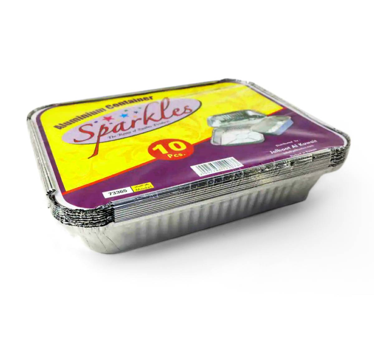 SPARKLES ALUMINIUM CONTAINER 10PCS