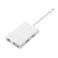 Xiaomi Mi USB C Hub 5 in 1 Type C Dock with VGA, 10000 Mbps Gigabit Ethernet, Power Delivery Charging 2 USB 3.0 Ports Compatible with Macbook Pro, iMac, Dell, HP, Lenevo, Acer, Xiaomi etc - White