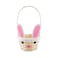 Easter Bamboo Bunny Basket 23cm Assorted
