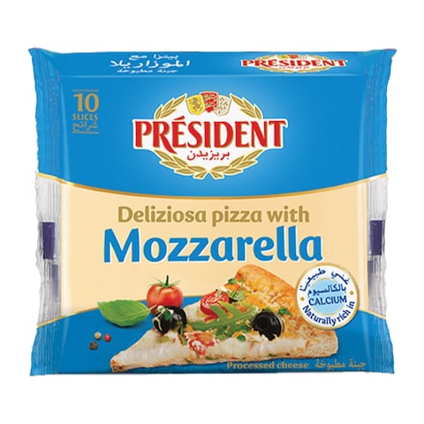 President Special Pizza Mozzarella Slice Cheese 200g