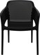 Tramontina Since 1911, Made In Brazil Gabriela Black Polypropylene And Fiberglass Chair