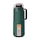 Tramontina Since 1911, Made In Brazil Exata Green Plastic Thermal Beverage Dispenser With 1 Liter Glass Liner And Plastic Lid
