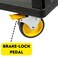 STANLEY Platform Trolley 250KG - Polypropylene Platform &amp; Pedal Brake - Built for Commercial Warehouses, Retail Stores, Delivery Services &amp; Professional Movers - SXWT-PC509