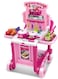 Easy Future Little Chef Kitchen Set Imports Deluxe Beauty Kitchen Appliance Cooking Play Set 3 In 1 Kitchen Play Set Pretend Play Luggage Kitchen Kit For Kids With Suitcase Trolley No008927